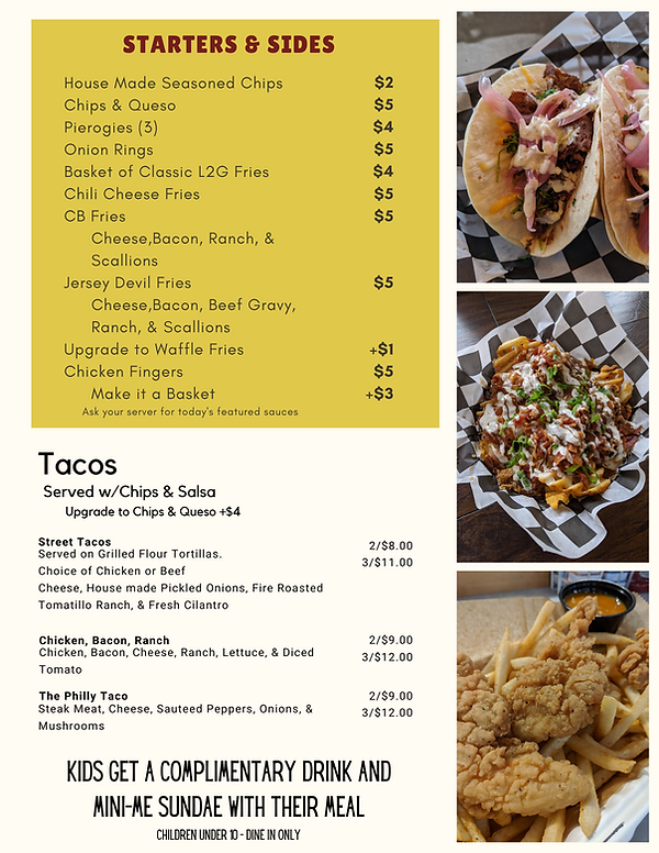 Emmaus MENU licensed2grill